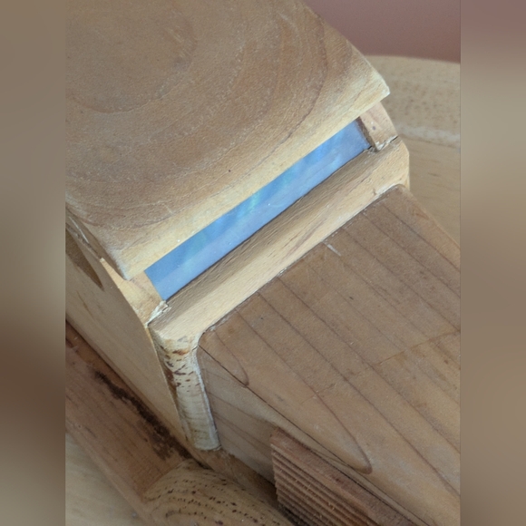 Handmade Wooden Toy Vintage Style Automobile - Picture 9 of 11